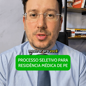 Processo seletivo para residência médica de PE