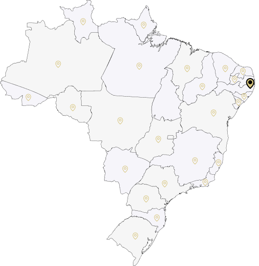 Mapa de Abrangência Calabria e Veloso