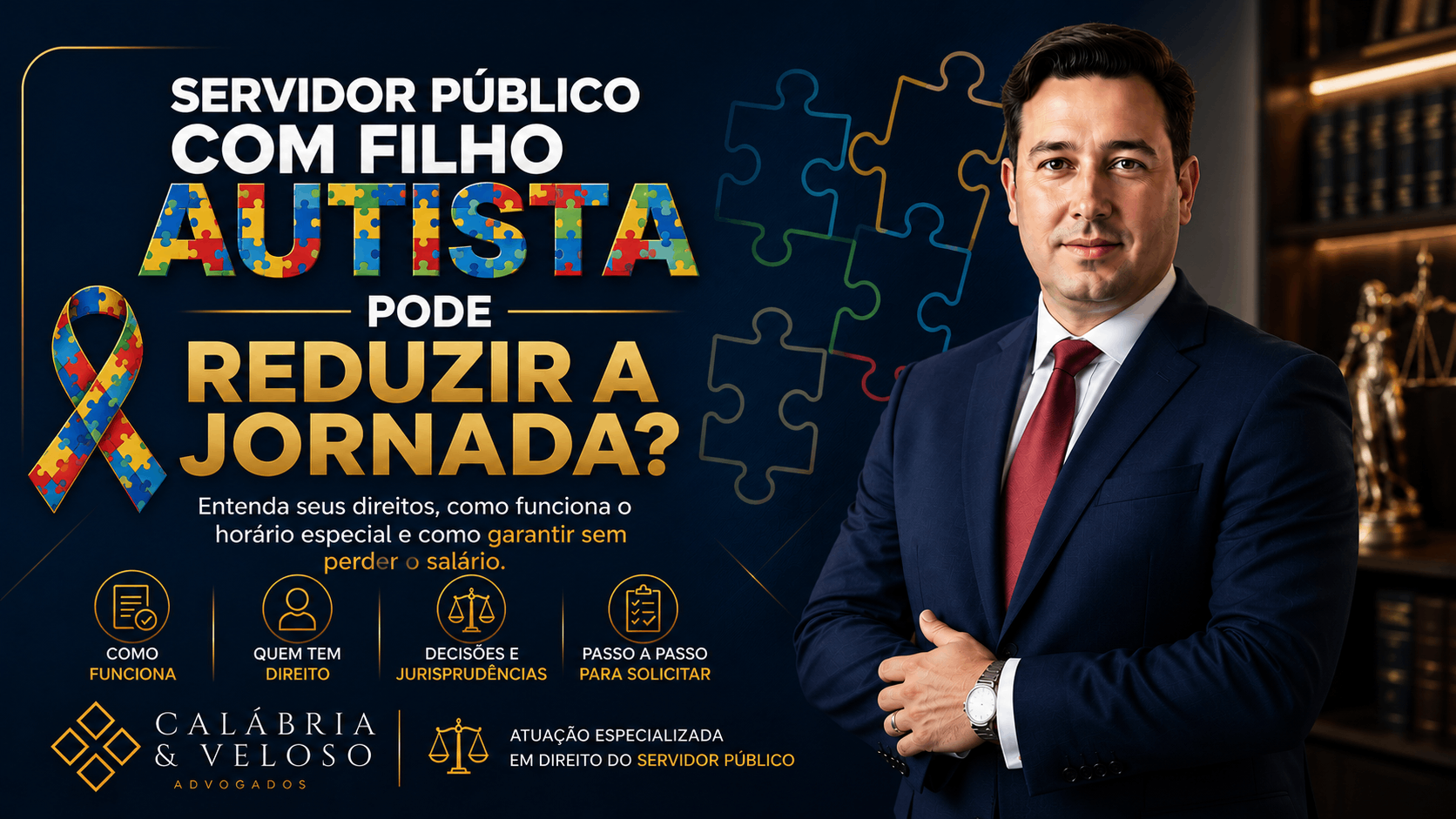 redução da jornada de servidor com filho autista